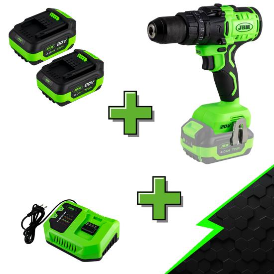 PROMO POWER TOOLS: DRILL 60006 + 2 BATTERIES AND CHARGER