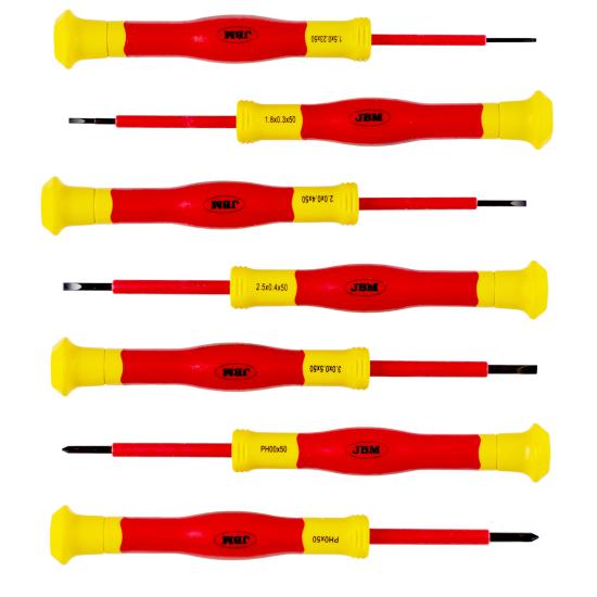 7 PIECES INSULATED SCREWDRIVERS UP TO 1.000V SET