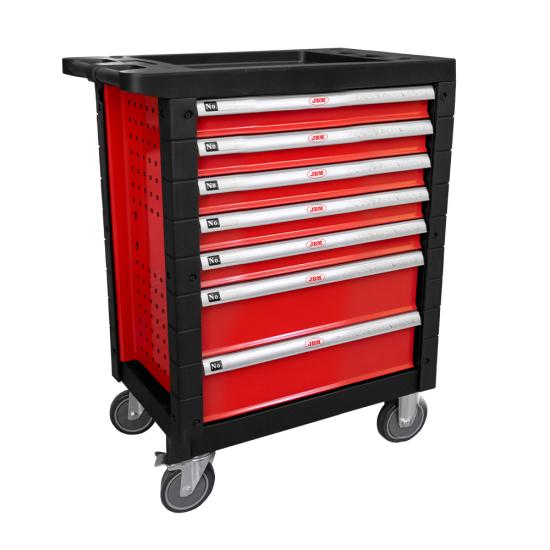 7 DRAWER TOOL TROLLEY - RED - EMPTY