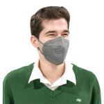 FILTERING PROTECTIVE FACE MASK FFP2 - GREY
