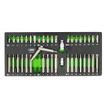 SET OF 42 PIECES FOR HEX, 12-POINT AND TORX