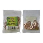 30 PCS INJECTOR COPPER WASHER (15.0 X 7.5X 2.0MM)