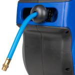 22M AIR HOSE REEL WITH RETRACTABLE - BLUE