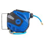 13M AIR HOSE REEL WITH RETRACTABLE - BLUE