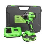 1/2" 550NM CORDLESS BRUSHLESS IMPACT WRENCH WITH CASE