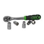 1/2" 72-TEETH RATCHET WITH 12-POINT SOCKETS