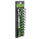 RATCHET WRENCH WITH INTERCHANGEABLE HEAD 12 PCS