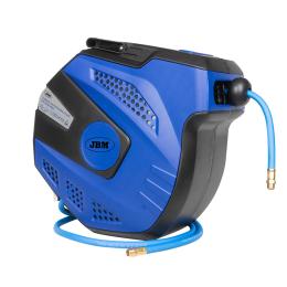 22M AIR HOSE REEL WITH RETRACTABLE - BLUE