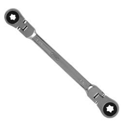 TORX HINGED COMBINATION SPANNER E6XE8