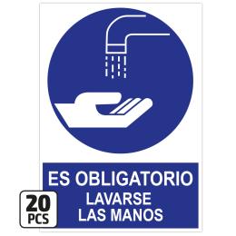 20PCS POSTER PACK "IT IS MANDATORY TO WASH YOUR HANDS"
