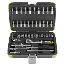 46 PIECE TOOL CASE (WITH HEXAGONAL SOCKETS)
