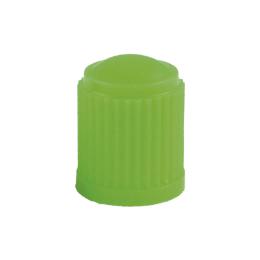 50 UNITS GREEN PLASTIC CAPS FOR VALVE TIRE