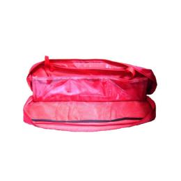 RED EMERGENCY KIT BAG WITH 6 COMPARTMENTS